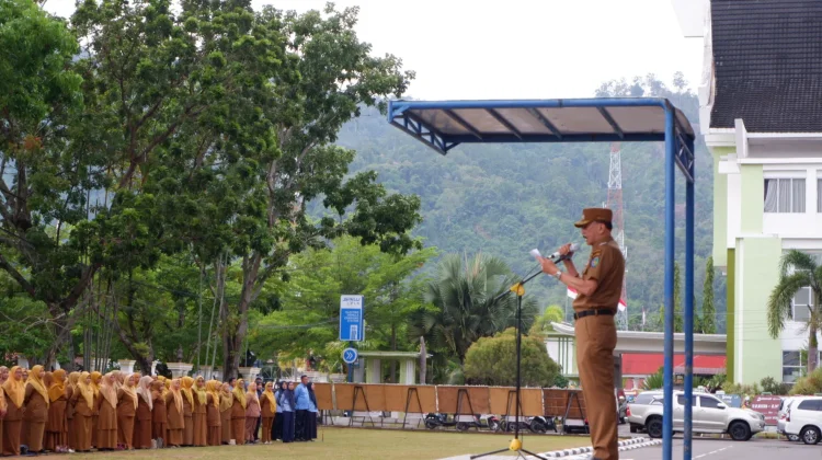 Bupati Hendrajoni Pimpin Apel Peringatan Hari Lingkungan Hidup Sedunia 2026