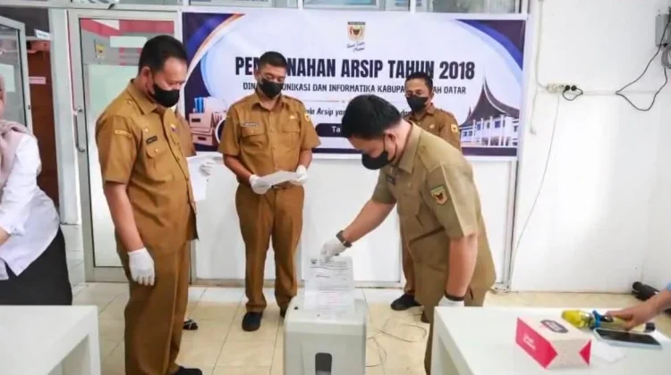 Tanah Datar Musnahkan Ratusan Arsip Inaktif, Wujudkan Tata Kelola Dokumen yang Efi
