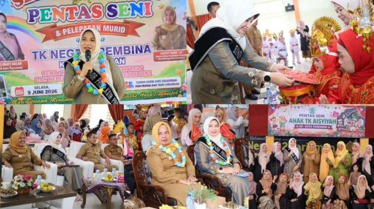 Bunda PAUD Pariaman Lepas Ratusan Anak TK, Tekankan Transisi SD yang Menyenangkan