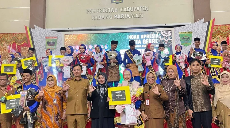 Rahel Ramansyah dan Olivia Almagfira Duta GenRe Padang Pariaman 2026