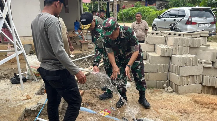 Wadanpusterad Tinjau Karya Bakti TNI AD di Mentawai