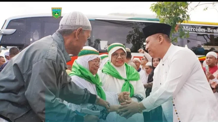 77 Jemaah Haji Tiba di Kampung Halaman, Pemko Gelar Penyambutan