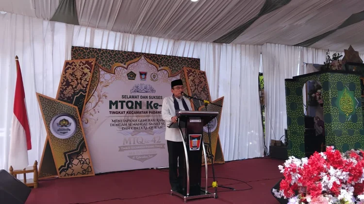 Wawako Maigus Nasir Buka MTQ ke 42 Tingkat Kecamatan Padang Timur