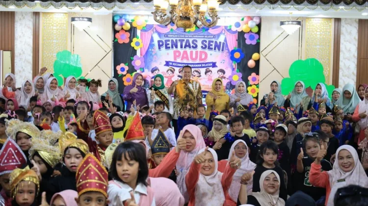 250 Siswa PAUD se-Kecamatan Pariaman Selatan Ikuti Pentas Seni