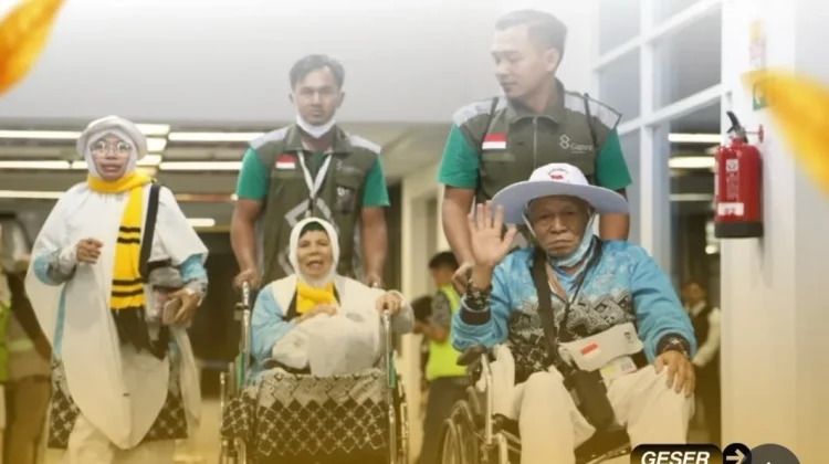 390 Jemaah Kloter 13 Debarkasi Padang Tiba, Pemulangan Haji Berlanjut
