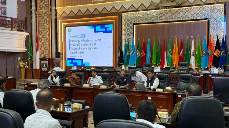 DPRD Sumbar Susun Ranperda Keolahragaan, KONI Dorong Digitalisasi Data Atlet