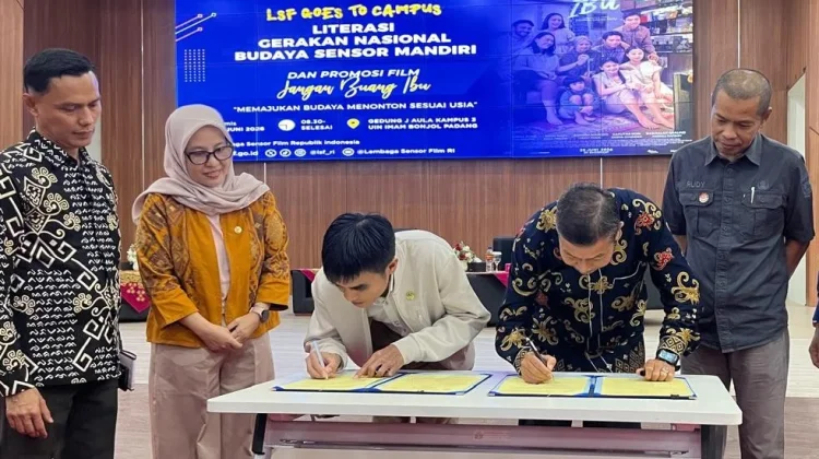 LSF Kampanyekan Gerakan Nasional Budaya Sensor Mandiri di UIN Imam Bonjol Padang