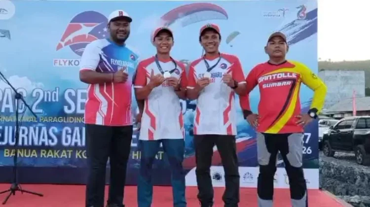 Gantole Sumbar Raih Perak Beregu pada Kejurnas Seri I di Kalimantan Selatan