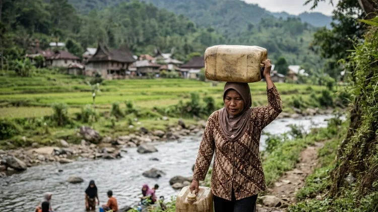 Warga Tanjung Balik Solok Keluhkan Sulitnya Akses Air Bersih