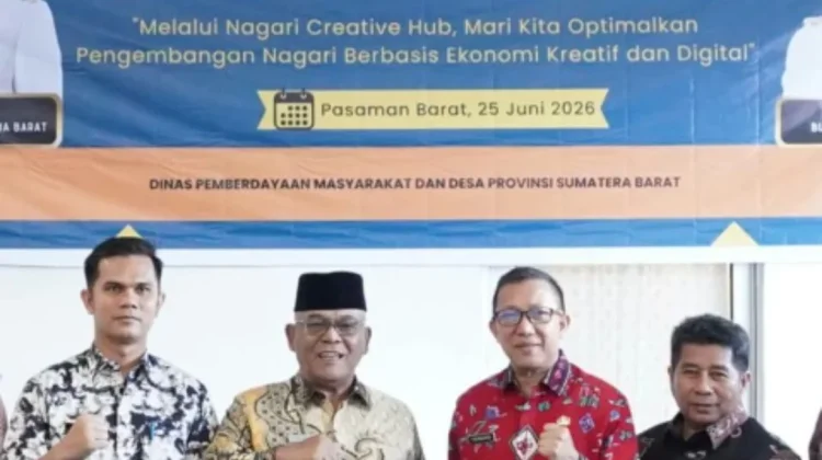 Nagari Sinuruik Pasbar Jadi Percontohan Ekonomi Kreatif Berbasis Digital Sumbar