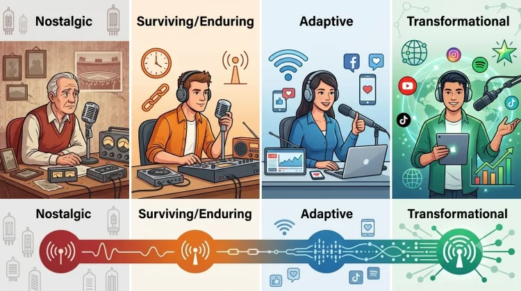 Bukan Mati, Penyiar Radio Kini Berubah Jadi Komunikator Digital