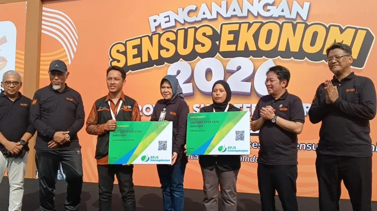 BPS Sumbar Lindungi 5.517 Petugas Sensus Ekonomi dengan BPJS Ketenagakerjaan