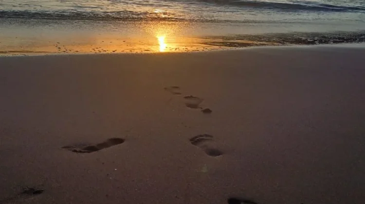 Ragam Manfaat Menapak tanpa Alas Kaki di Pasir Pantai