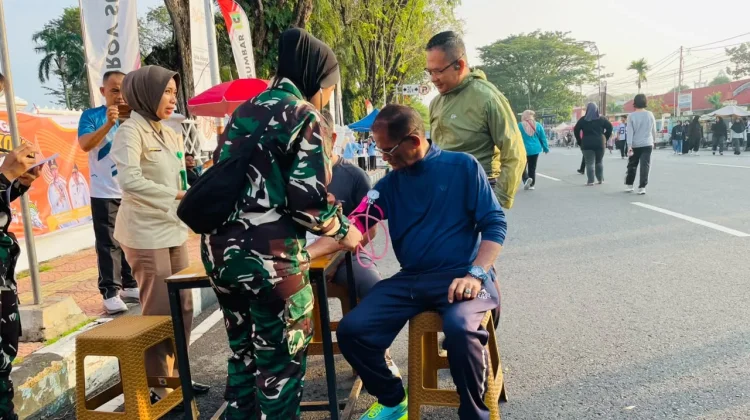 Kesdam XX/Tuanku Imam Bonjol Gelar Pemeriksaan Kesehatan Gratis