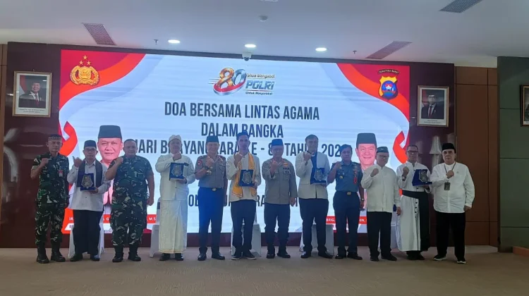 Sambut HUT Bhayangkara ke-80, Polda Sumbar Gelar Doa Bersama Lintas Agama
