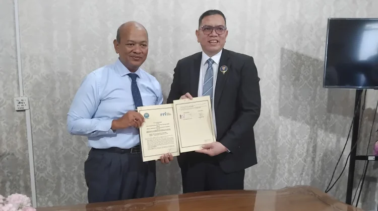 RRI Padang MOU Bersama BNNP Sumbar