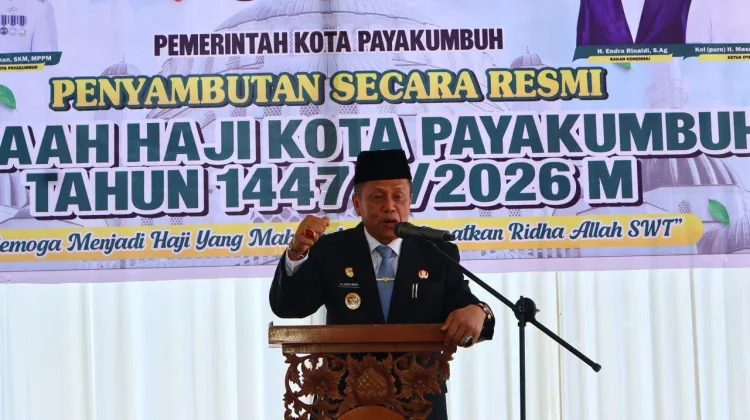 Pemko Payakumbuh Harap Jemaah HajiJadi Teladan di tengah Masyarakat