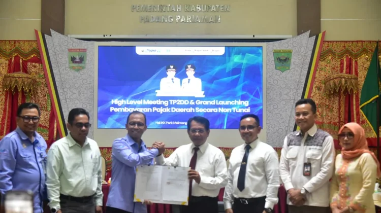 Padang Pariaman Luncurkan Pembayaran Pajak Daerah Non Tunai, Dorong Digitalisasi