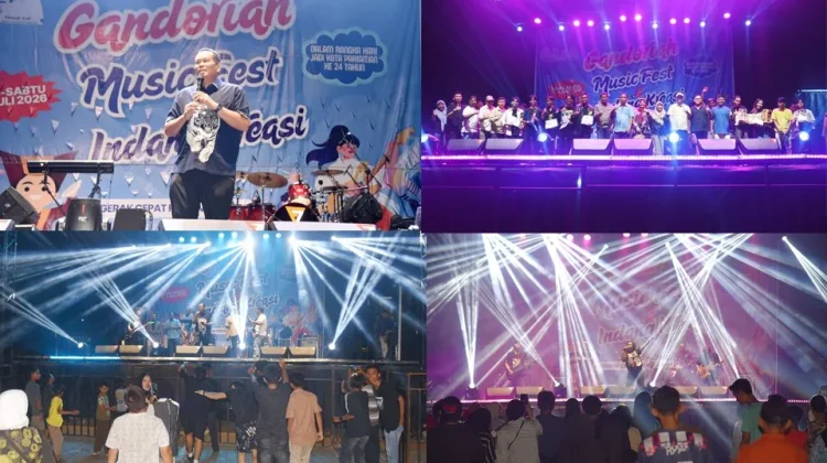 Sebanyak 14 Group Band Asal Sumbar Meriahkan Gandoriah Musik Fest Kota Pariaman