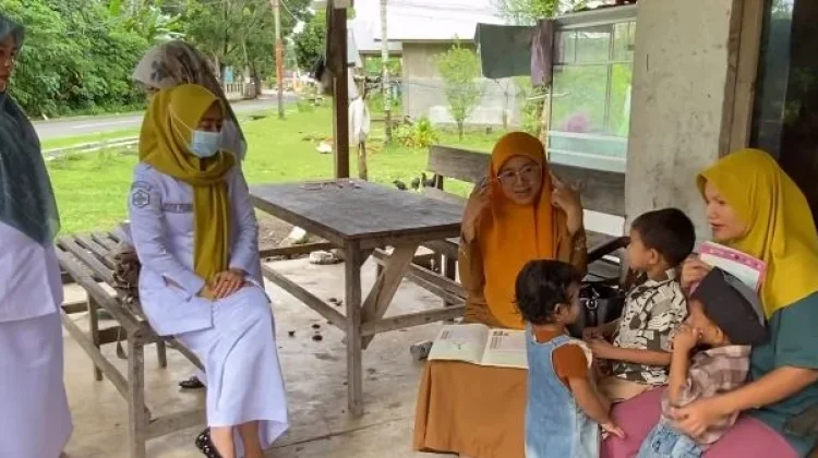 Data Sehat Perkuat Pendampingan Balita di Puskesmas Air Santok