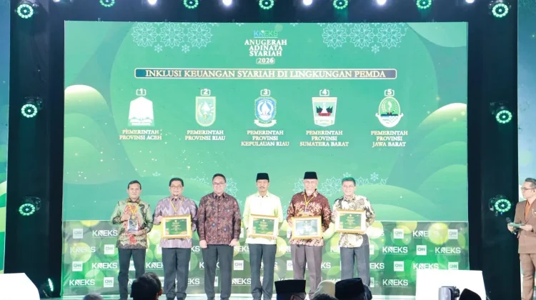 Sumbar Borong 3 Penghargaan Adinata Syariah 2026