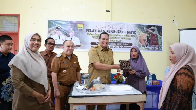 Gelar Pelatihan Batik Cap, Pemko Pariaman Dongkrak Kesejahteraan Masyarakat