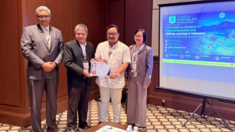 Unand Bawa Gagasan Kampus Penggerak Pembangunan di Forum Internasional