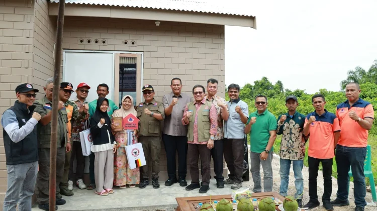 Huntap Mandiri Pertama di Kota Pariaman Diserahkan kepada Korban Bencana
