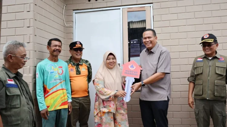Emridona Tempati Huntap Mandiri Pertama Pascabencana di Pariaman