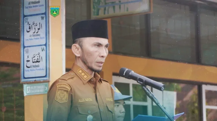 Wawako Allex Saputra Pimpin Upacara Hari Pertama Sekolah dan MPLS 2026/2027