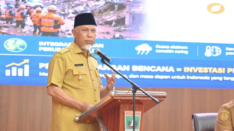 Gubernur Mahyeldi : ASN Harus Jadi Garda Terdepan dalam Penanggulangan Bencana