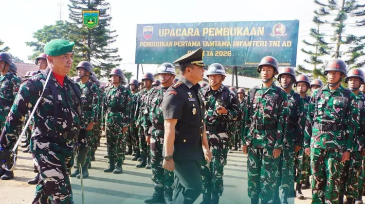 Sebanyak 590 Calon Tamtama Ikuti Pendidikan di Secata B Padang Panjang