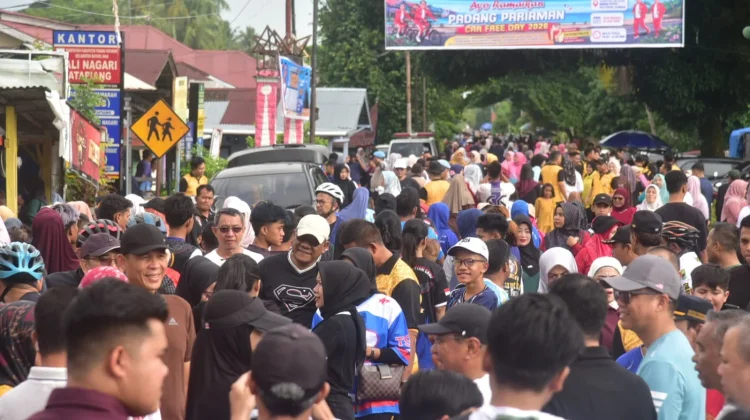 CFD Perdana Padang Pariaman Dipadati Warga, UMKM Raup Omzet Tinggi