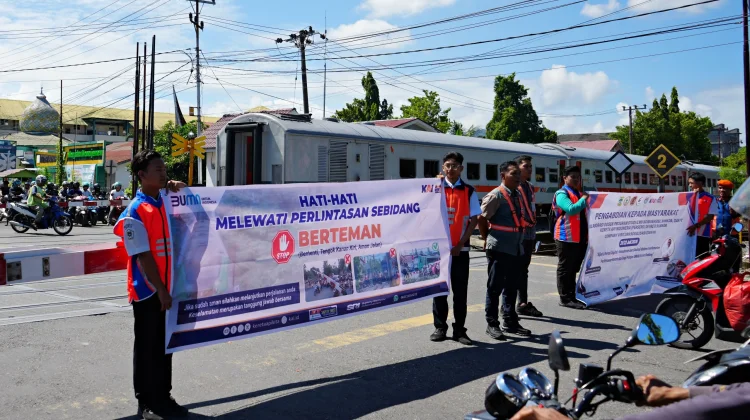 KAI Divre II Gandeng Akademisi Tingkatkan Keselamatan Perlintasan Kereta Api