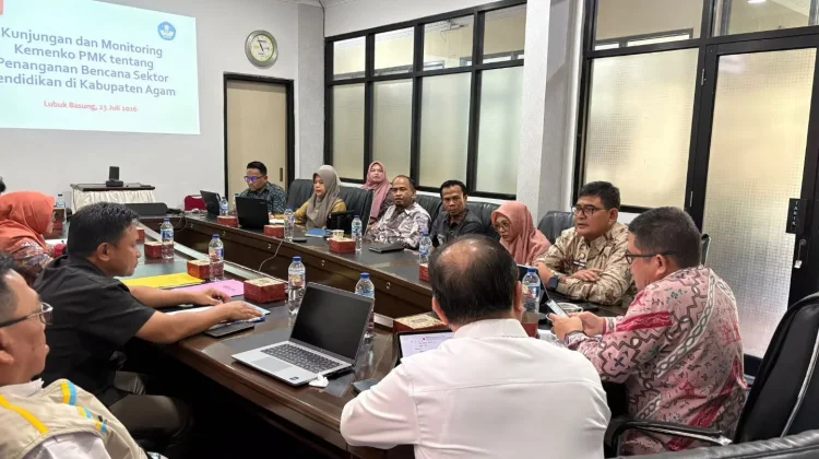 Kemenko PMK Dorong Percepatan Rehabilitasi Pendidikan Pascabencana di Agam