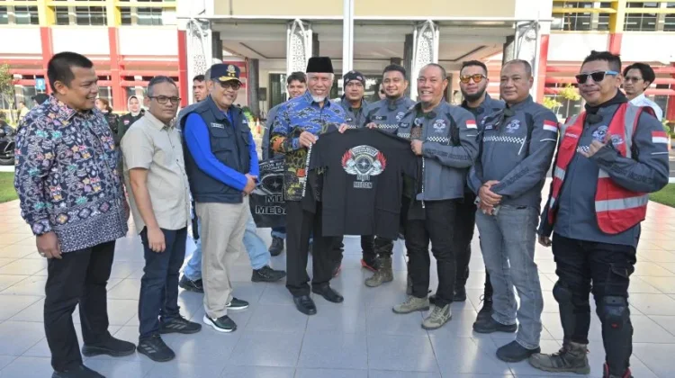 Mahyeldi Lepas Touring MBI Medan, Donasi Rp20 Juta untuk Rumah Tahfiz