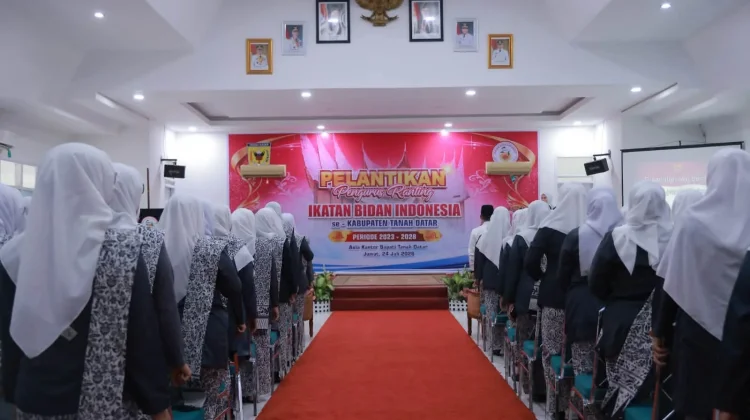 Pengurus Ranting IBI Tanah Datar Dilantik, Perkuat Pelayanan Kesehatan Ibu dan Ana