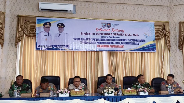 Pemulihan Pascabencana Pasaman Barat Terus Dipercepat melalui Sinergi Pusat