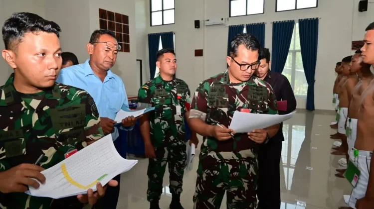 Lanud Sutan Sjahrir Seleksi 87 Casis Bintara TNI AU ke Tahap Pusat
