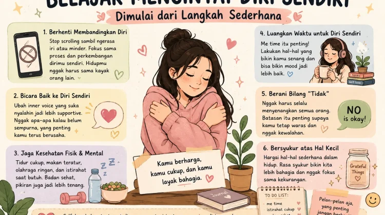 Belajar Mencintai Diri Sendiri di Mulai Dari Langkah Sederhana