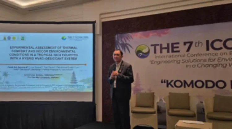 Dosen UNAND Jadi Pembicara pada Konferensi Teknik Lingkungan Internasional
