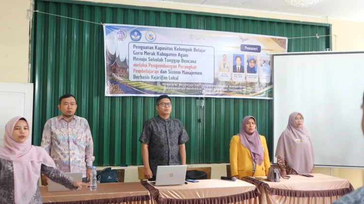PKM UNP Perkuat Kapasitas Sekolah di Kabupaten Agam Hadapi Bencana