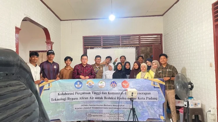 UNP dan Universitas Jambi Terapkan Teknologi Bypass untuk Mitigasi Banjir