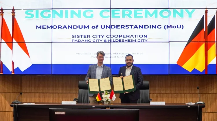 Padang dan Hildesheim Perbarui Sister City, Fokus Revitalisasi Batang Arau