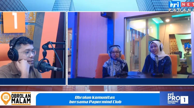 Papermind Club Padang Ajak Pendengar Merawat Jiwa Melalui Aktifitas Jurnaling