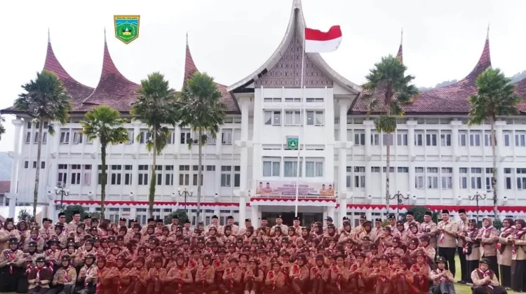 Kontingen Pramuka Sumbar Bawa Semangat dan Budaya Minangkabau ke Jamnas