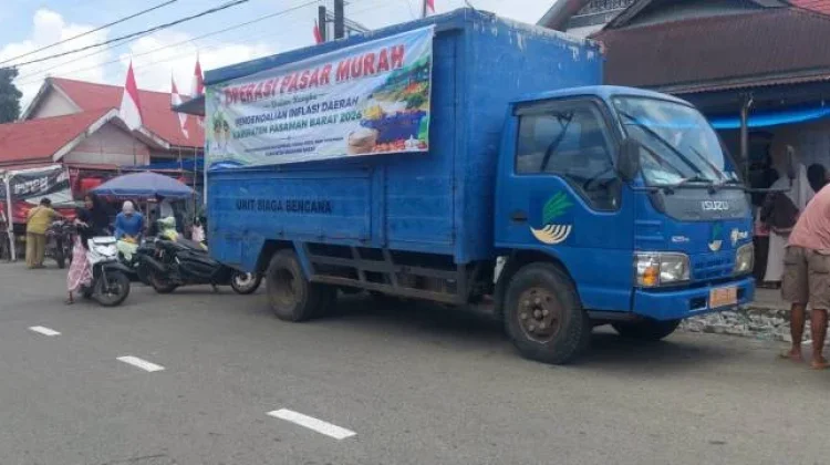 Pemkab Pasbar Gelar Pasar Murah di Rabi Jonggor