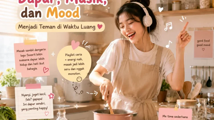 Dapur, Musik dan Mood Menjadi Teman di Waktu Luang
