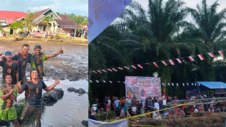 Sepak Bola Sawah Mahakarya Cup II Pasbar, Semarakkan HUT RI ke-81