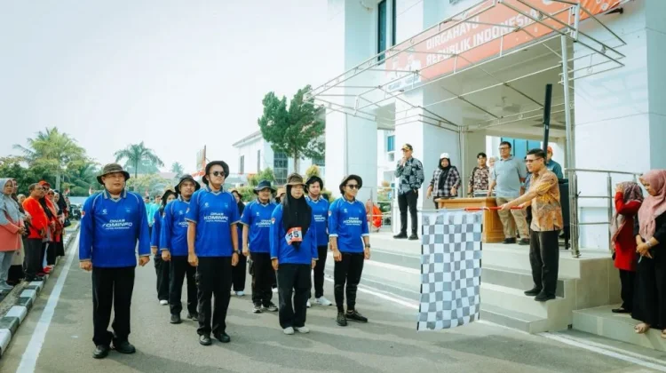 Sebanyak 38 Tim Meriahkan Lomba Gerak Jalan Meriahkan HUT RI Ke-81